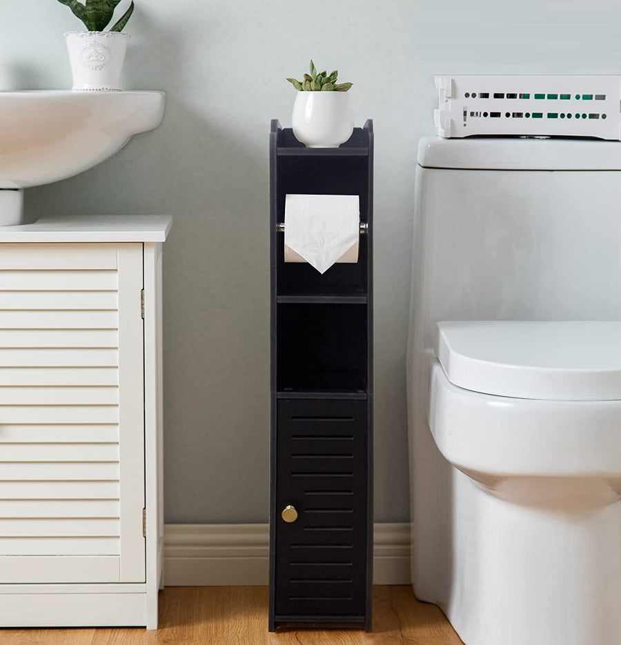 Toilet Paper Roll Holder with Roller Black 76 cm – Pilbara Bathroom Warehouse Perth and regional Western Australia