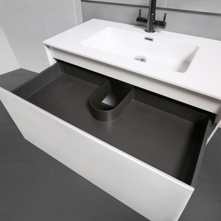 Prado Wall Hung Bathroom Vanity 1200mm - Gloss White
