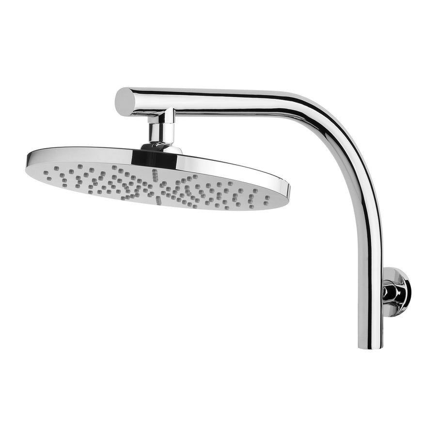 1 Vivid High-Rise Shower Arm & 230mm Round Rose, Showers – Pilbara Bathroom Warehouse