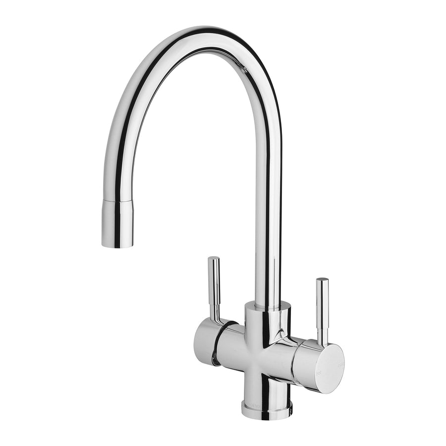 1 Vivid Filtered Sink Mixer 220mm Gooseneck with Filters , Mixers – Pilbara Bathroom Warehouse