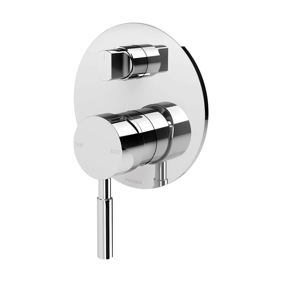 1 Vivid Shower / Bath Diverter Mixer, Mixers – Pilbara Bathroom Warehouse