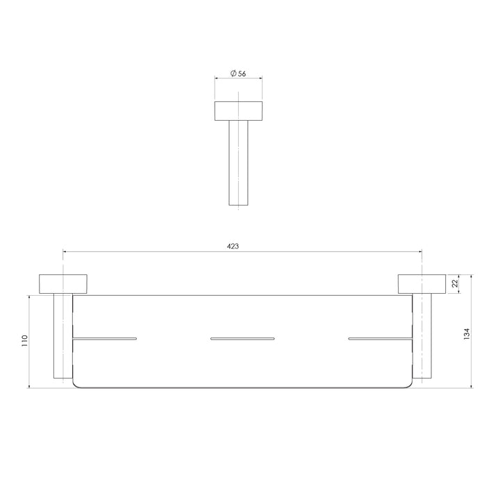Vivid Metal Shelf