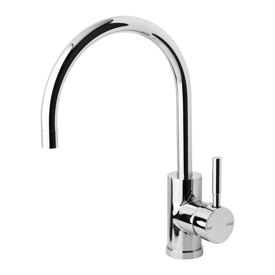1 Vivid Sink Mixer 220mm Gooseneck , Mixers – Pilbara Bathroom Warehouse