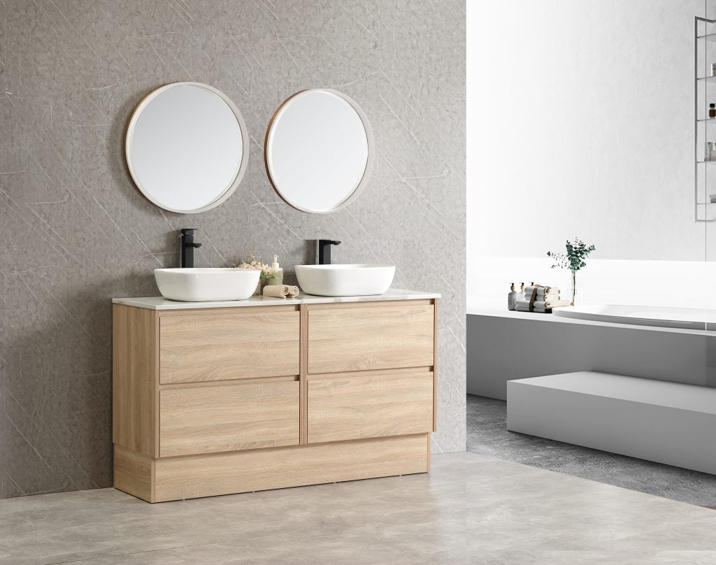 Caliber 1800 Oak – Wall Hung Vanity