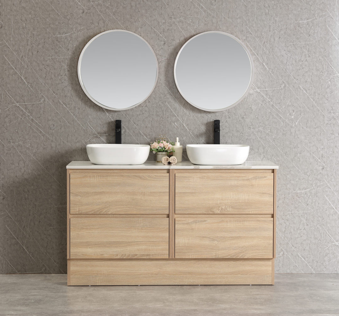 Caliber 1800 Oak – Wall Hung Vanity