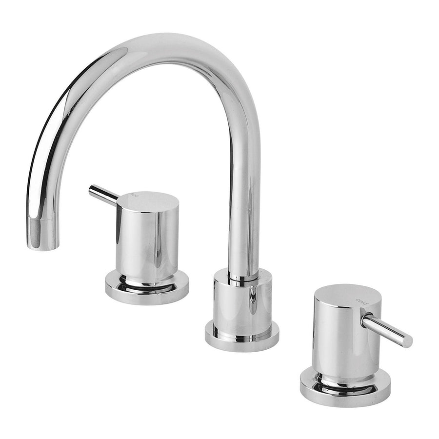 1 Vivid Pin Lever Basin Set Swivel Gooseneck Outlet, Outlets – Pilbara Bathroom Warehouse