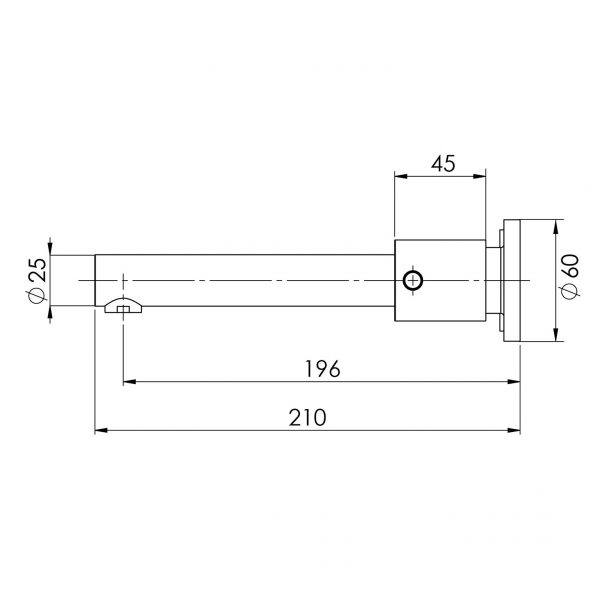 Vivid Pin Lever Bath Set 200mm