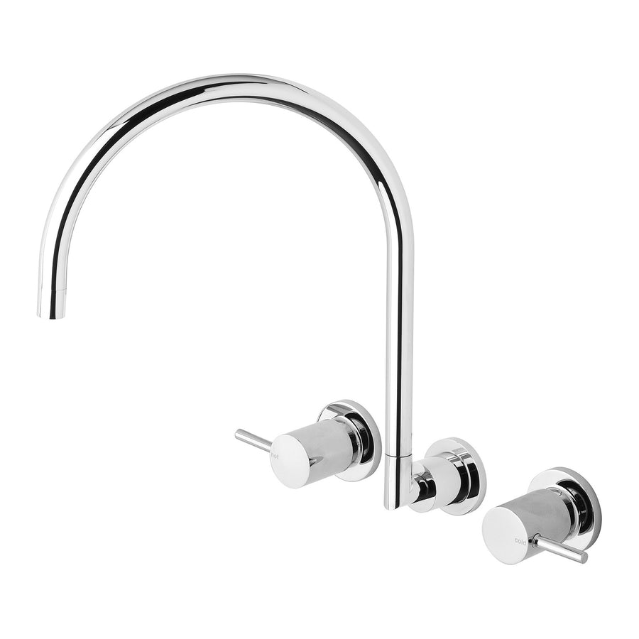 1 Vivid Pin Lever Wall Sink Set 200mm Gooseneck, Tapware – Pilbara Bathroom Warehouse