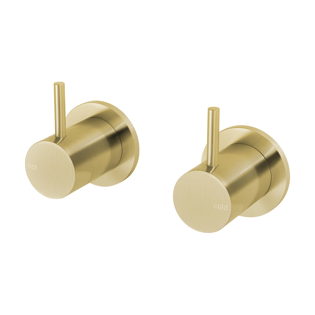 4 Vivid Slimline Wall Top Assemblies 15mm Extended Spindles, Tapware – Pilbara Bathroom Warehouse
