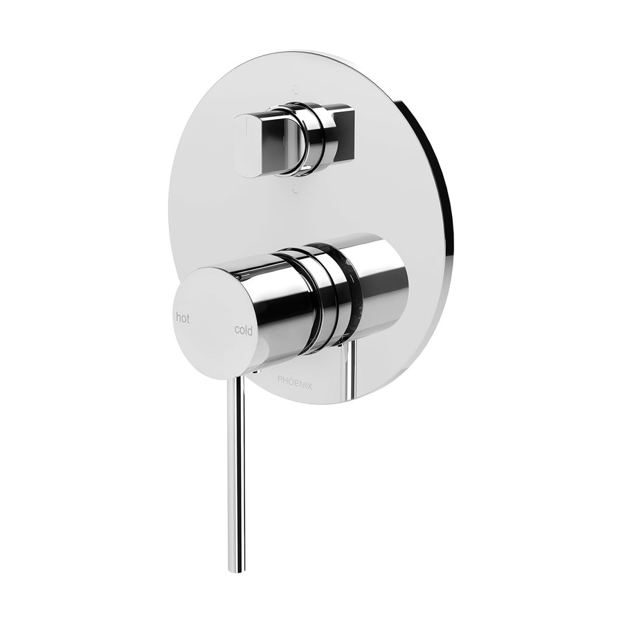 1 Vivid Slimline SwitchMix Shower / Bath Diverter Mixer, Mixers – Pilbara Bathroom Warehouse