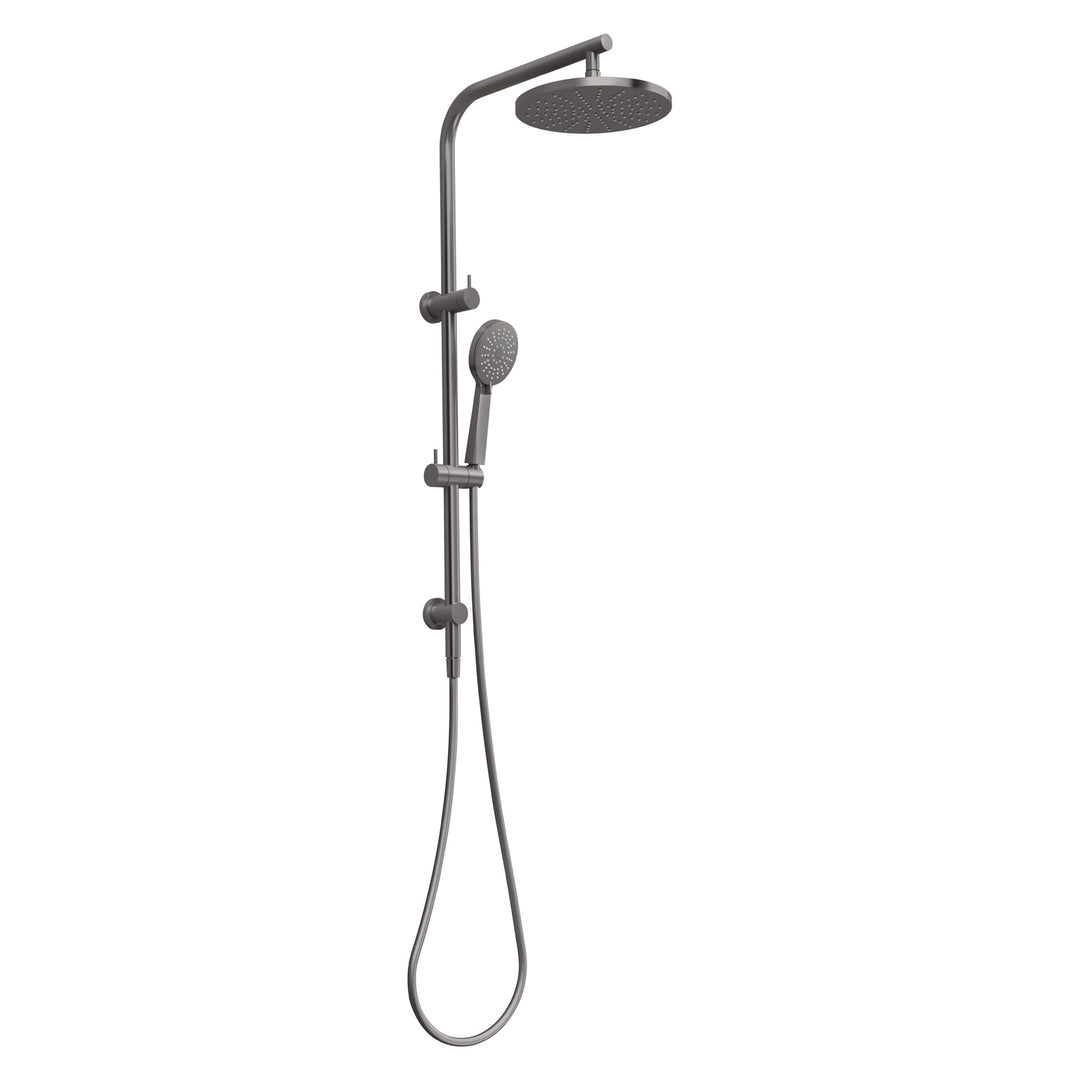 5 Vivid Slimline Twin Shower, Showers – Pilbara Bathroom Warehouse