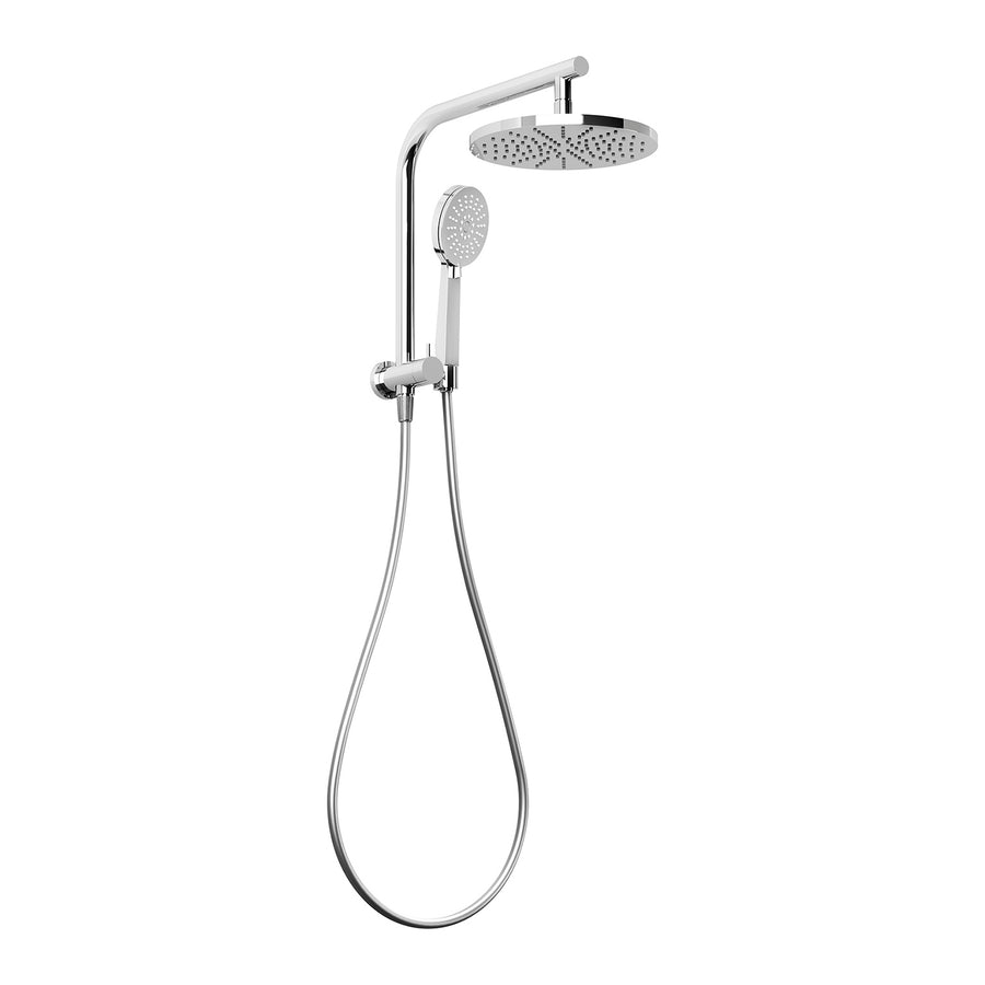 1 Vivid Slimline Compact Twin Shower, Showers – Pilbara Bathroom Warehouse