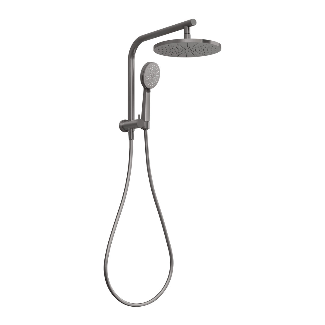 5 Vivid Slimline Compact Twin Shower, Showers – Pilbara Bathroom Warehouse