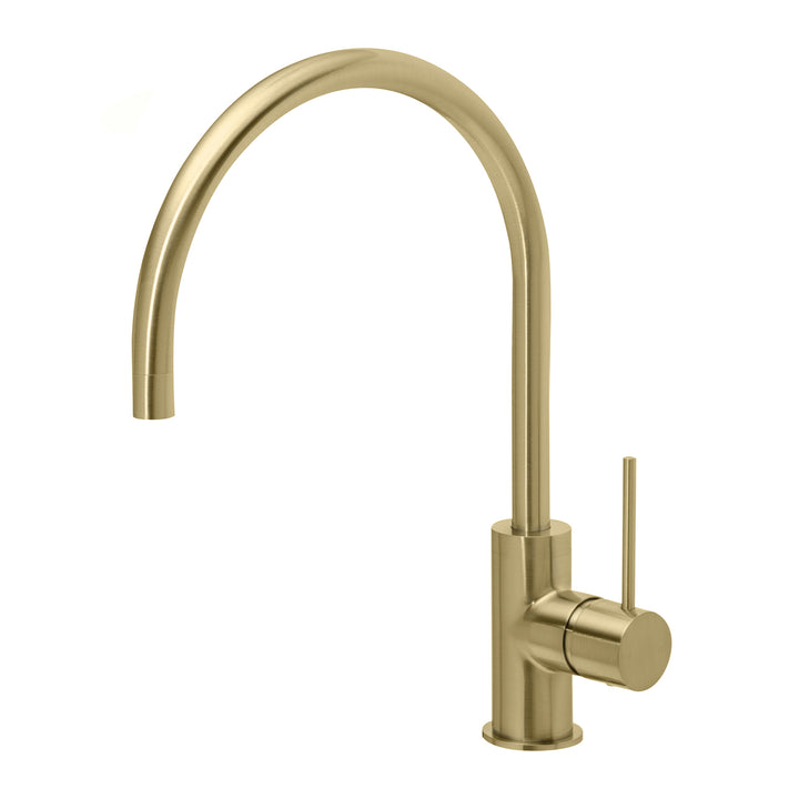 5 Vivid Slimline Sink Mixer 220mm Gooseneck, Mixers – Pilbara Bathroom Warehouse