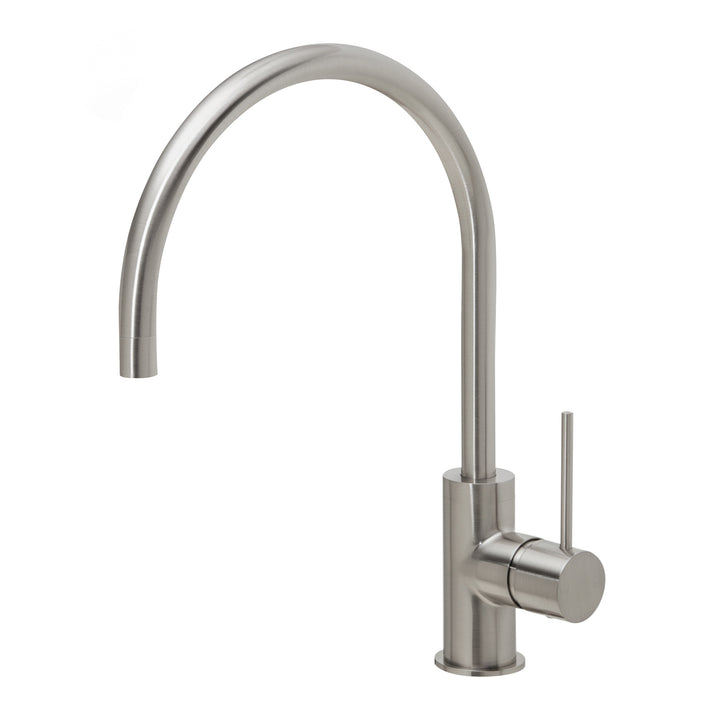 3 Vivid Slimline Sink Mixer 220mm Gooseneck, Mixers – Pilbara Bathroom Warehouse