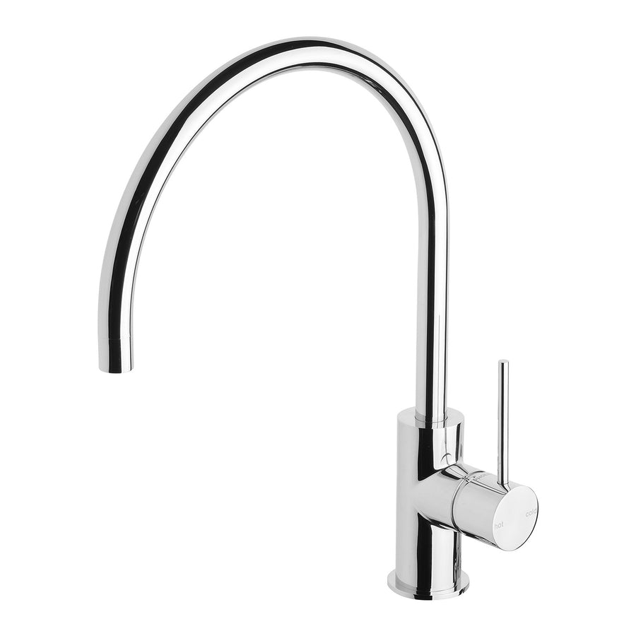 1 Vivid Slimline Sink Mixer 220mm Gooseneck, Mixers – Pilbara Bathroom Warehouse