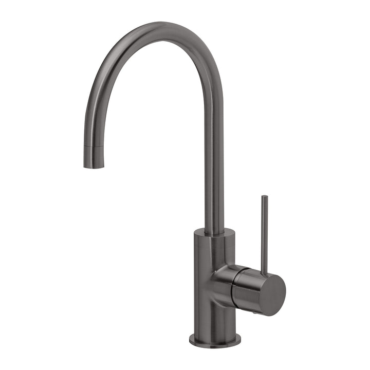 6 Vivid Slimline Sink Mixer 160mm Gooseneck, Mixers – Pilbara Bathroom Warehouse
