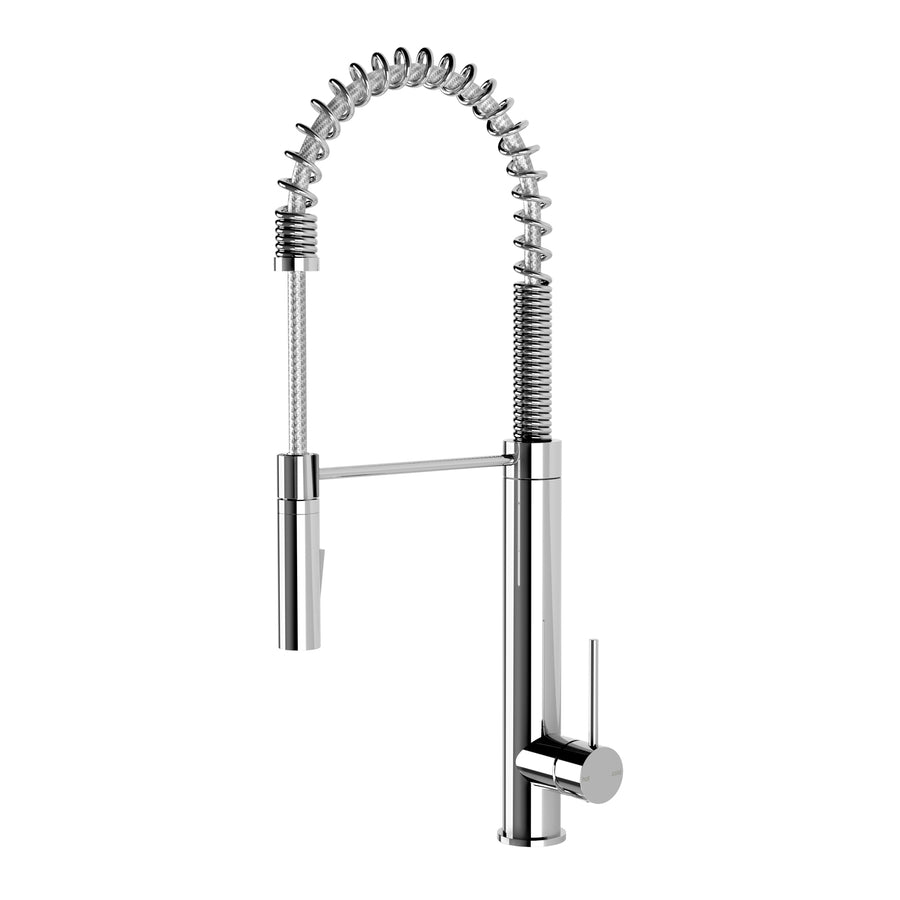 1 Vivid Slimline Tall Spring Sink Mixer 200mm, Mixers – Pilbara Bathroom Warehouse