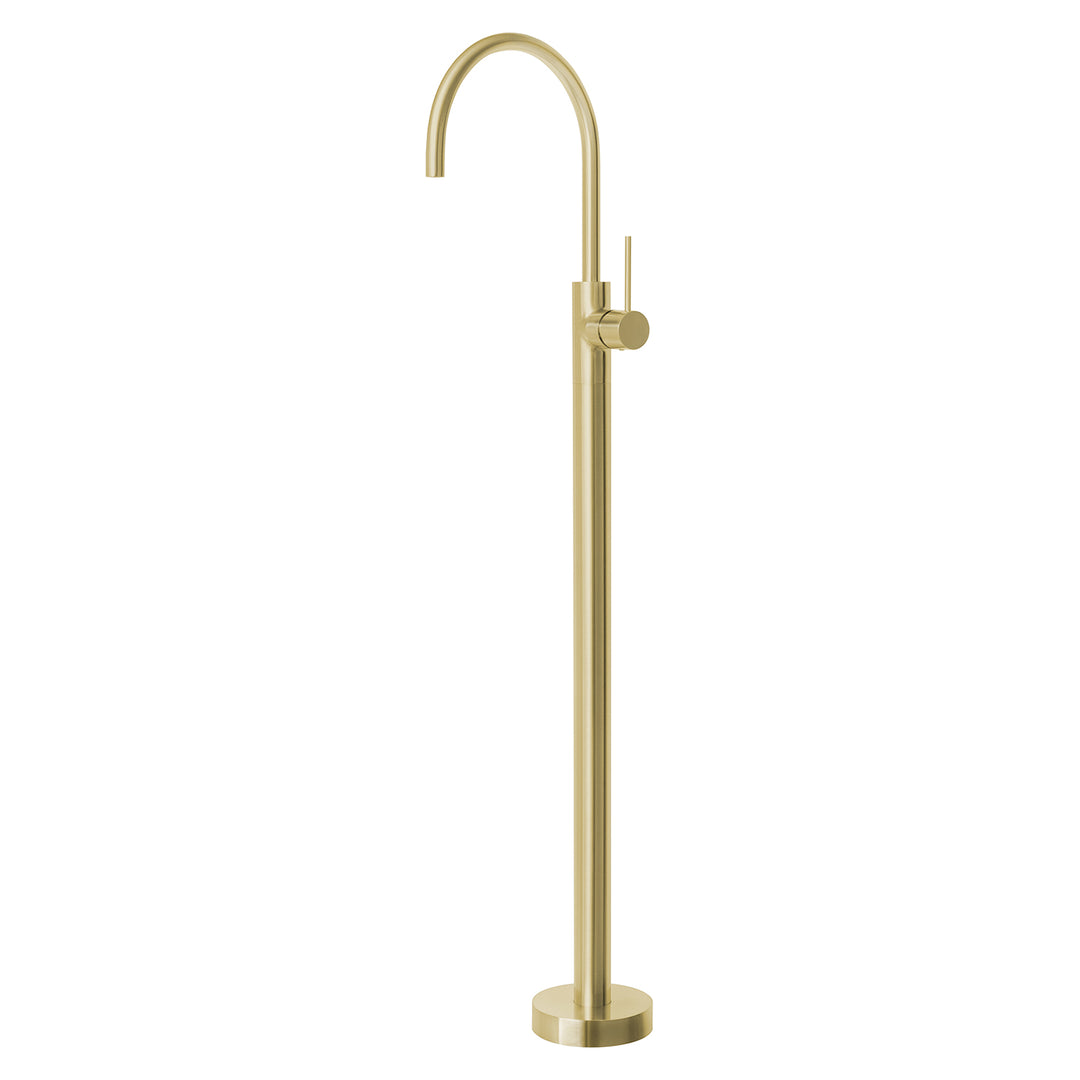 5 Vivid Slimline Floor Mounted Bath Mixer, Mixers – Pilbara Bathroom Warehouse