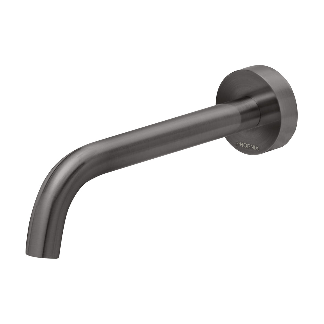 5 Vivid Slimline Wall Basin Outlet 180mm Curved, Outlets – Pilbara Bathroom Warehouse