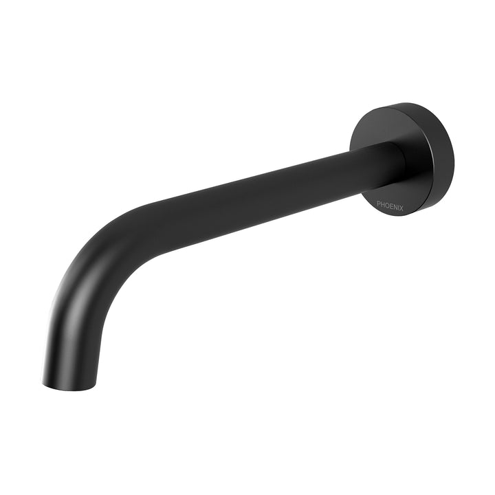 3 Vivid Slimline Wall Basin Outlet 180mm Curved, Outlets – Pilbara Bathroom Warehouse