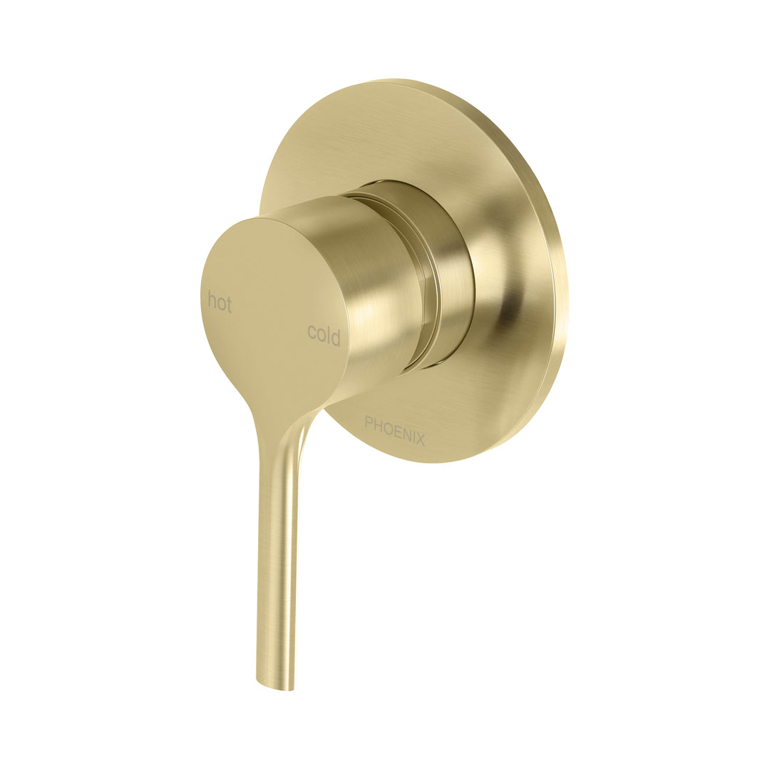4 Vivid Slimline Oval SwitchMix Shower / Wall Mixer Fit-Off Kit , Mixers – Pilbara Bathroom Warehouse
