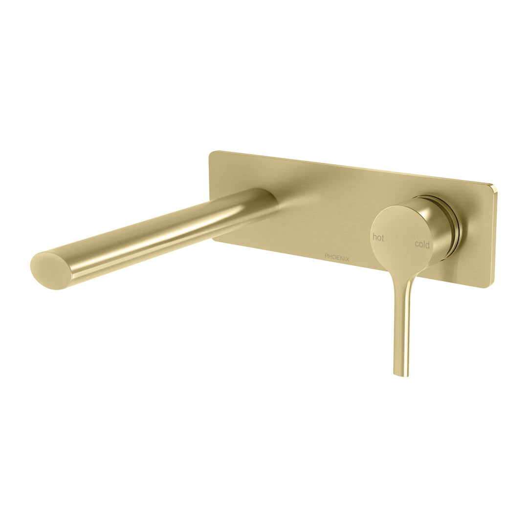 4 Vivid Slimline Oval SwitchMix Wall Basin / Bath Mixer Set 175mm , Mixers – Pilbara Bathroom Warehouse