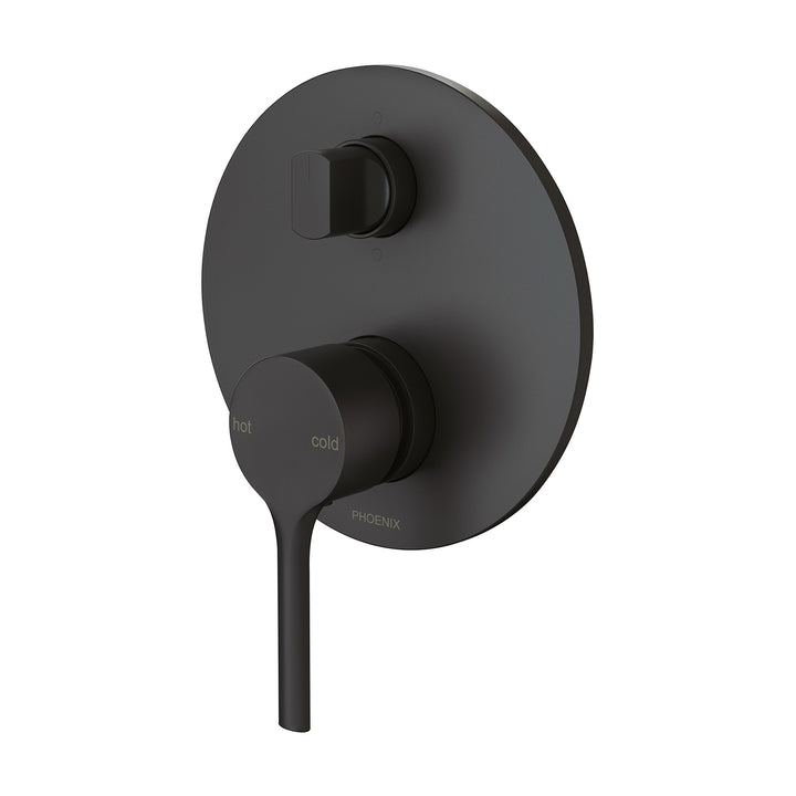 3 Vivid Slimline Oval SwitchMix Shower / Bath Diverter Mixer Fit-Off Kit , Mixers – Pilbara Bathroom Warehouse