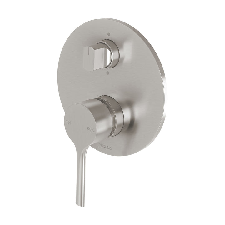5 Vivid Slimline Oval SwitchMix Shower / Bath Diverter Mixer Fit-Off Kit , Mixers – Pilbara Bathroom Warehouse
