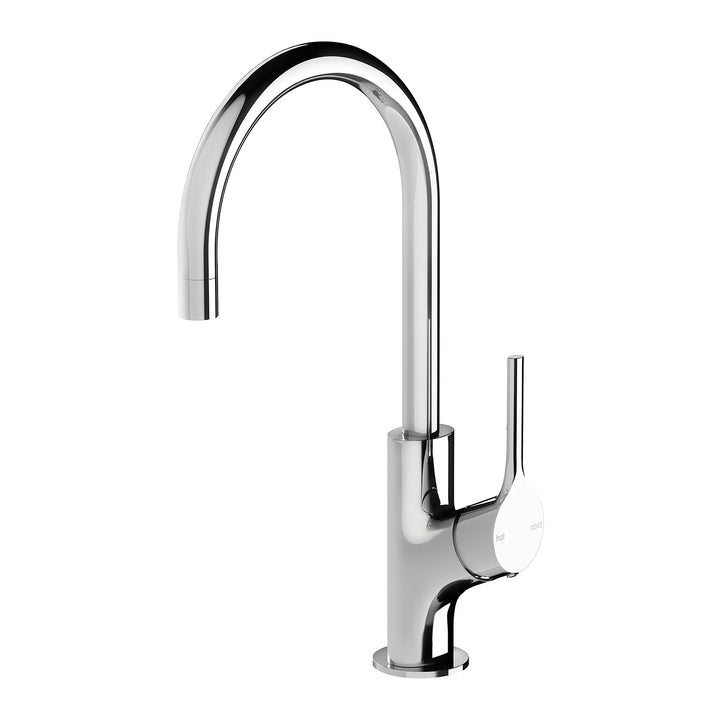 1 Vivid Slimline Oval Sink Mixer 160mm Gooseneck, Mixers – Pilbara Bathroom Warehouse