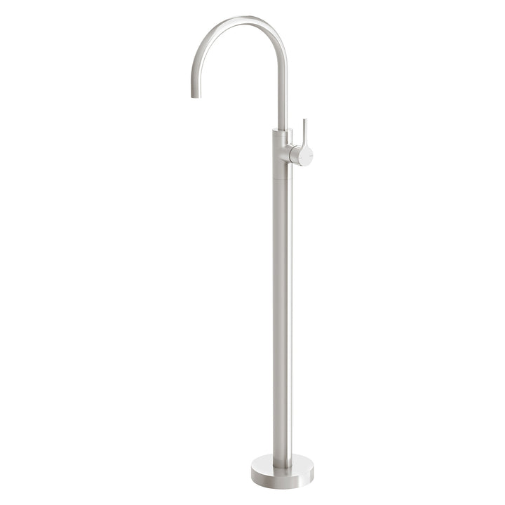 5 Vivid Slimline Oval Floor Mounted Bath Mixer, Mixers – Pilbara Bathroom Warehouse