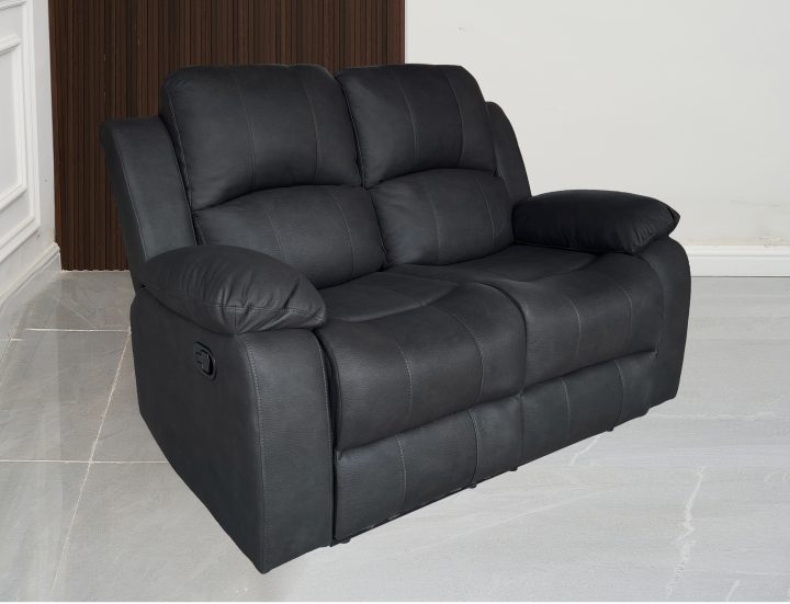 Valor 2 Seater Manual Recliner Brown Technology Fabric