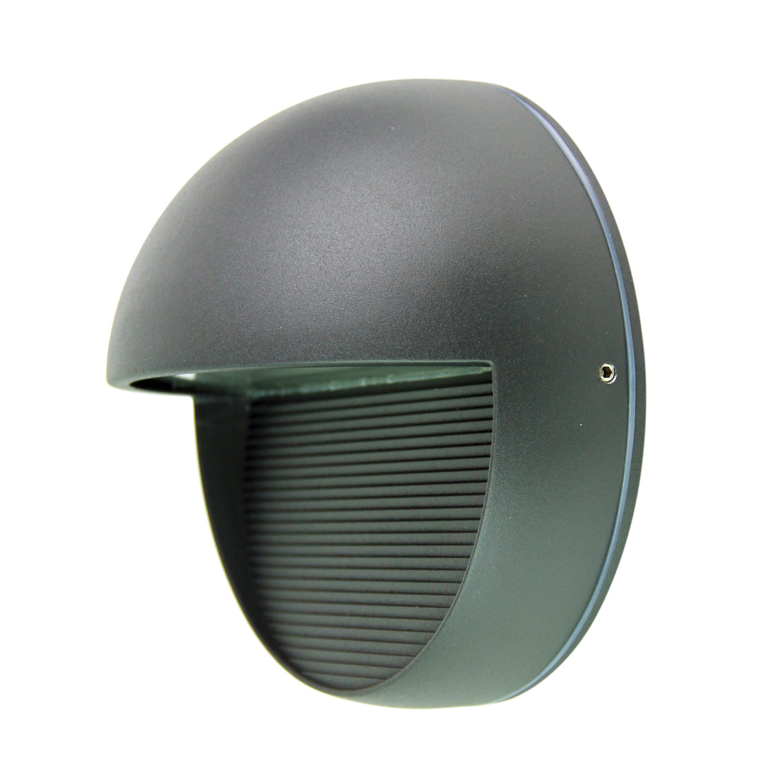 Vargo Round Graphite LED 6W Outdoor Sconce - IP54