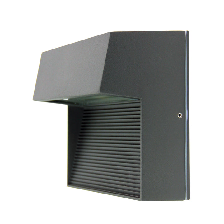 Vargo Square Graphite LED 6W Outdoor Sconce - IP54