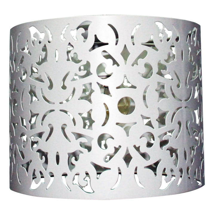 Vicky 25cm Laser Cut Metal DIY Ceiling Light with Copper Inner
