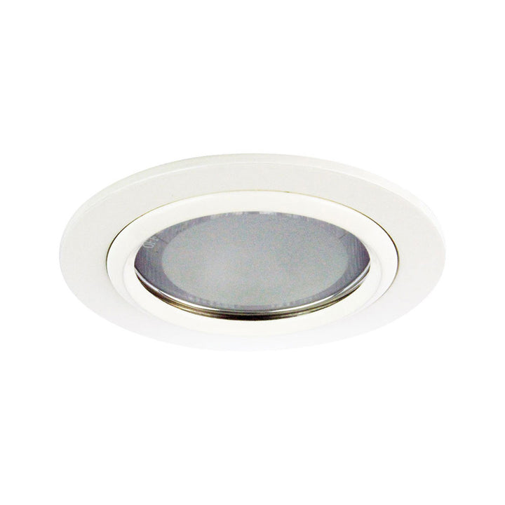 Vida 120 White 240V E27 Glass Covered Downlight