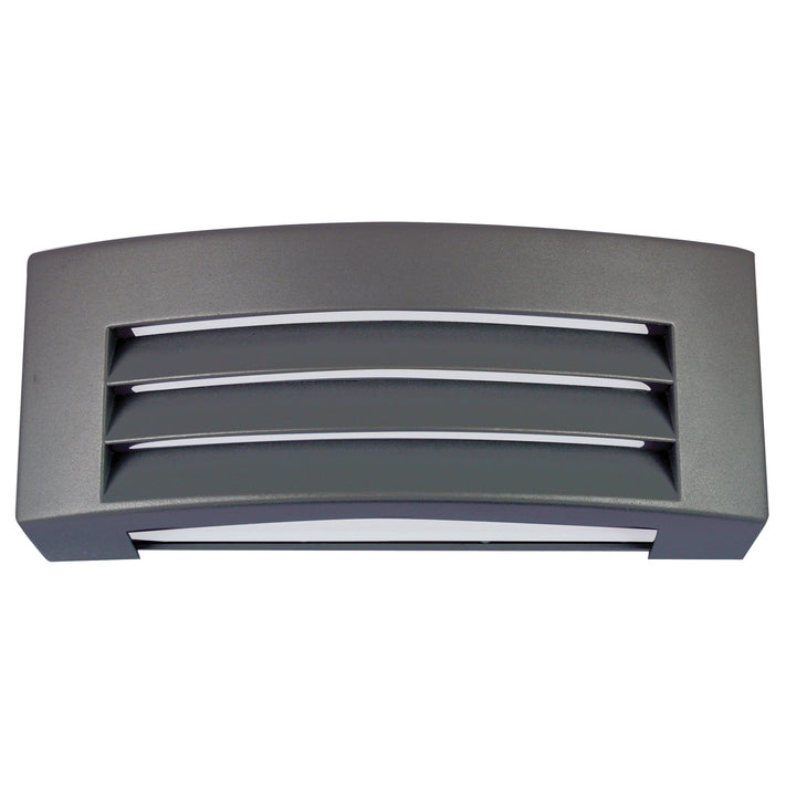 Visor Graphite Outdoor Wall Light with Textured Finish