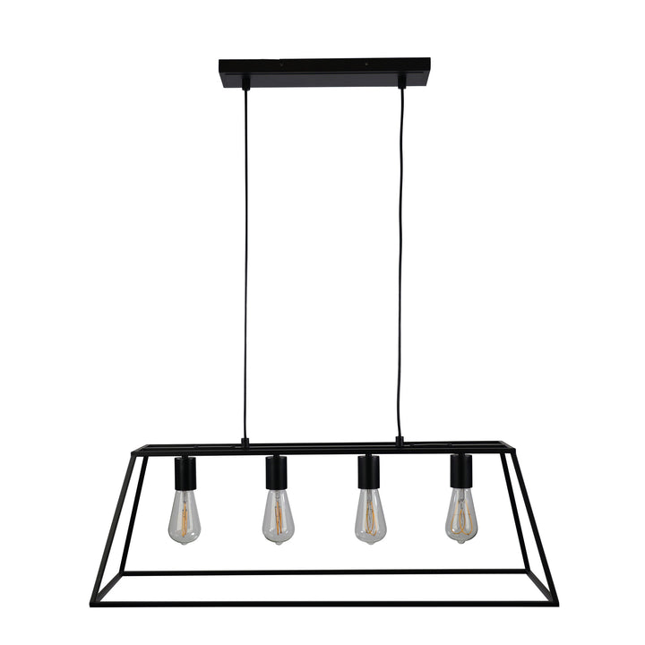 WAINSCOTT.4 Hamptons Style Classic Pendant – Adjustable Metal Frame