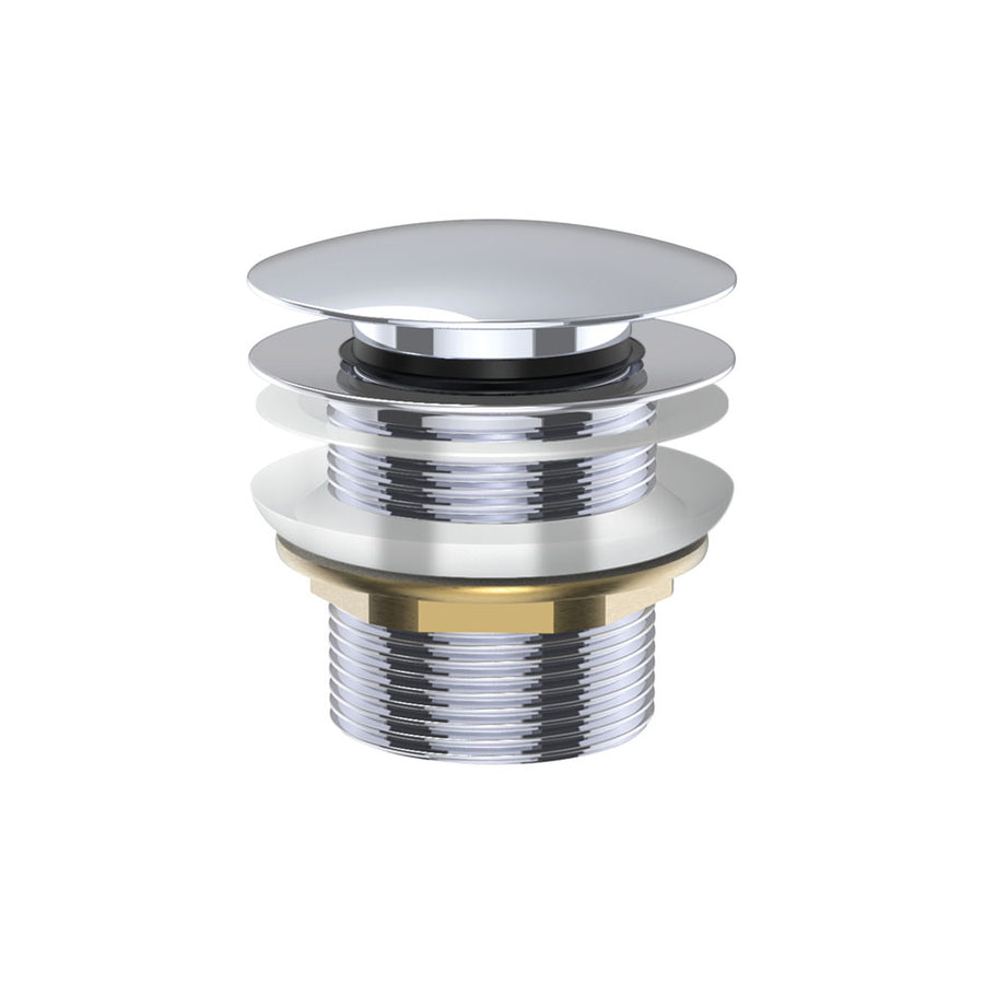 Pull-Out Pop-Up Bath Waste 40mm Chrome No Overflow – Sleek Bath Waste 55mm Thread – Pilbara Bathroom Warehouse Perth and regional Western Australia