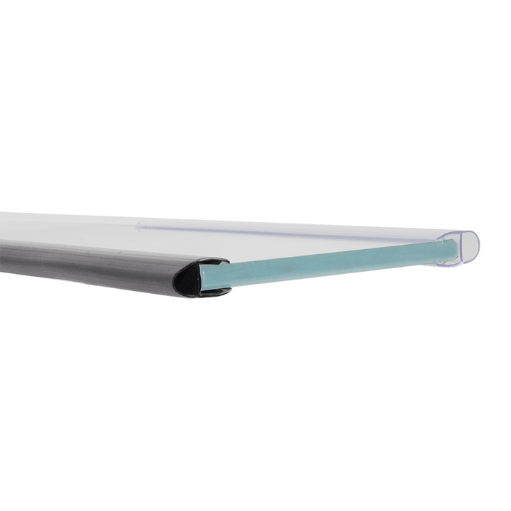 3 x F Type Wall Brackets for 10mm Shower Panels - White