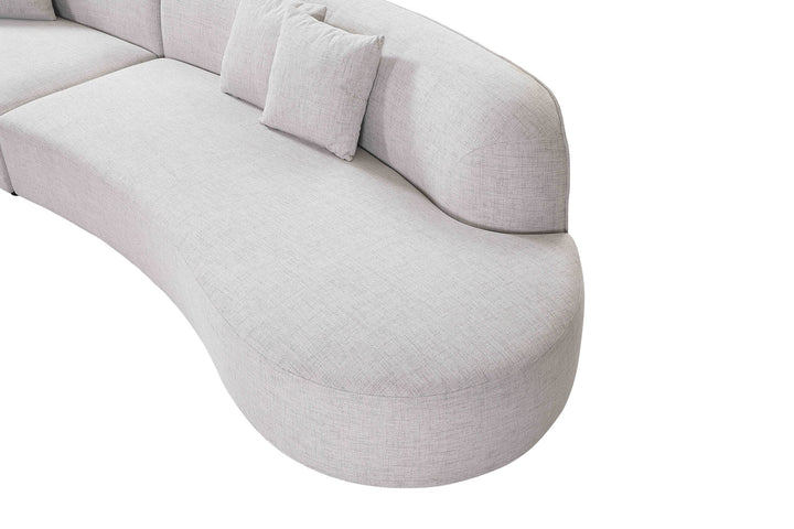 Willoughby 2 pc Modular Sofa Steel  fabric
