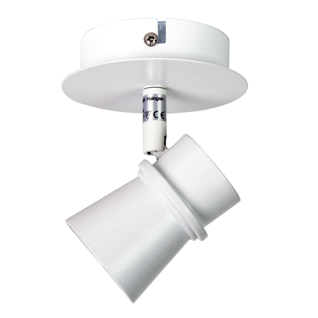 YARRA 1 LIGHT LED Ready Adjustable Spotlight | Black/White