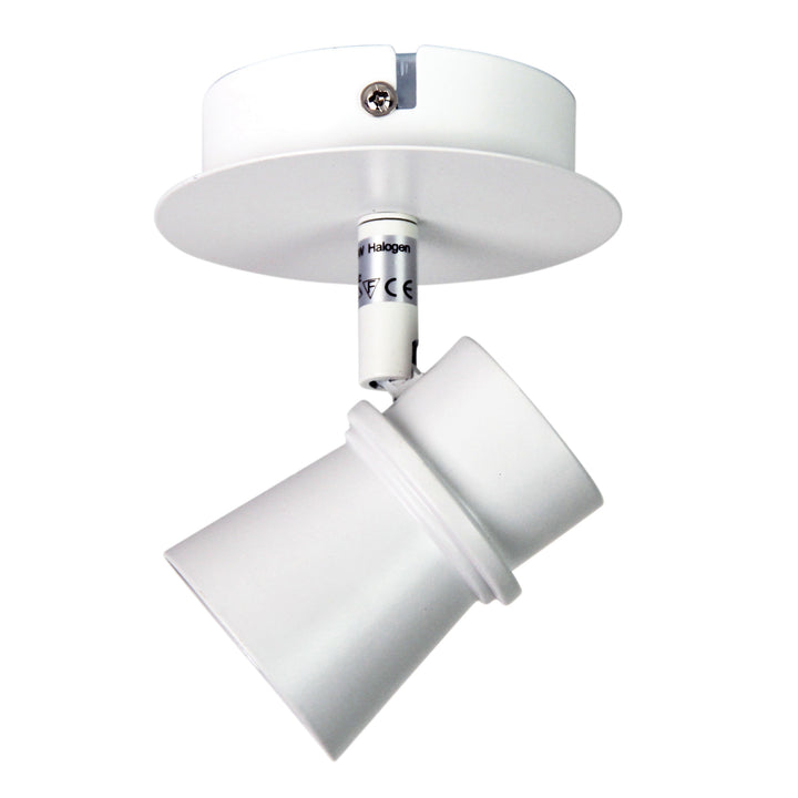 YARRA 1 LIGHT LED Ready Adjustable Spotlight | Black/White
