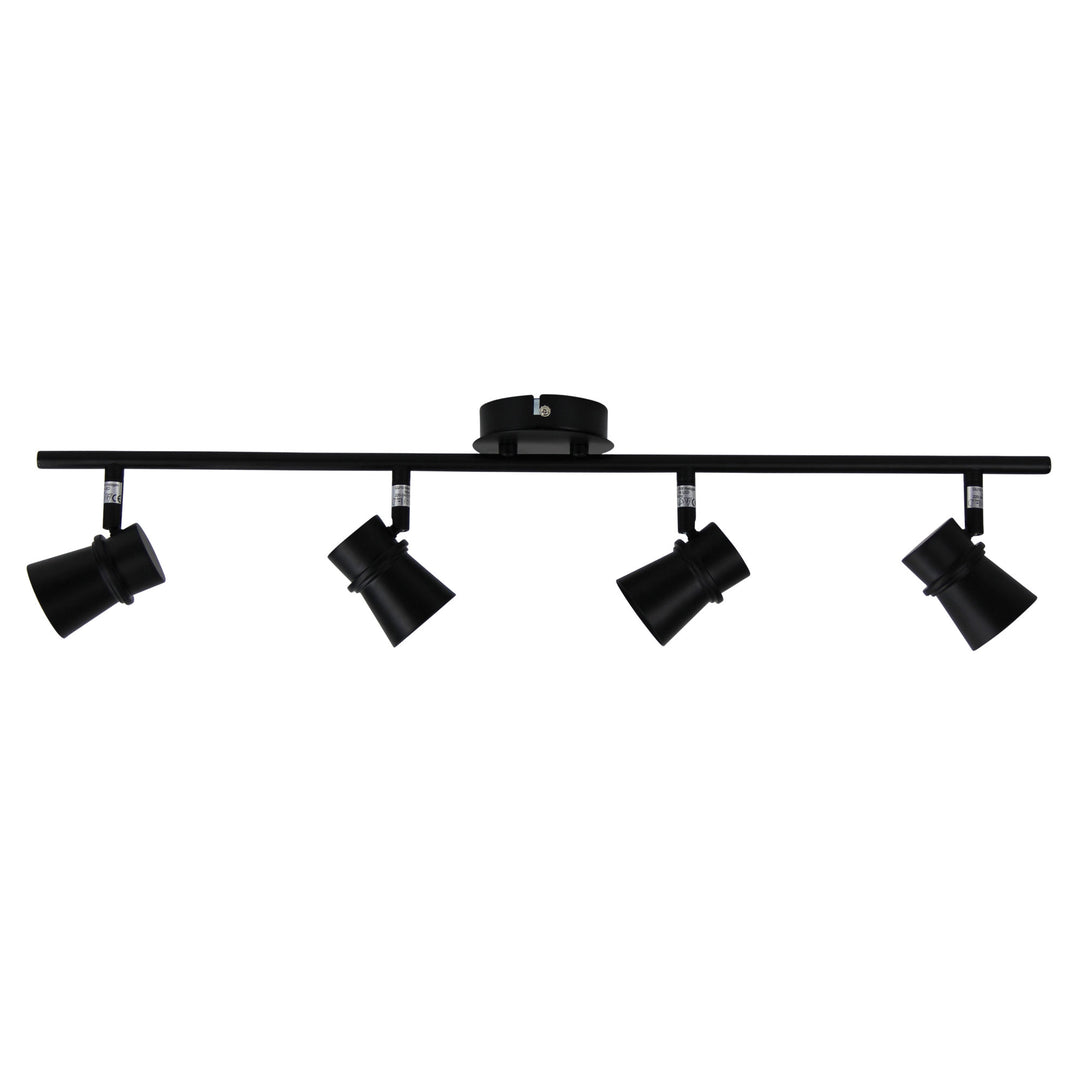 YARRA 4 LIGHT LED Adjustable Spotlight | Black GU10