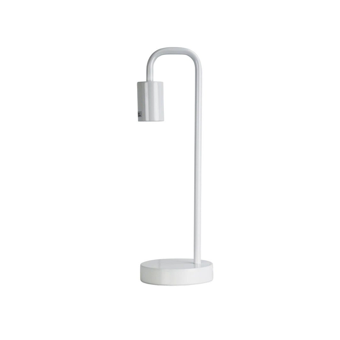 YORK White Table Lamp Base | Sleek & Minimalist