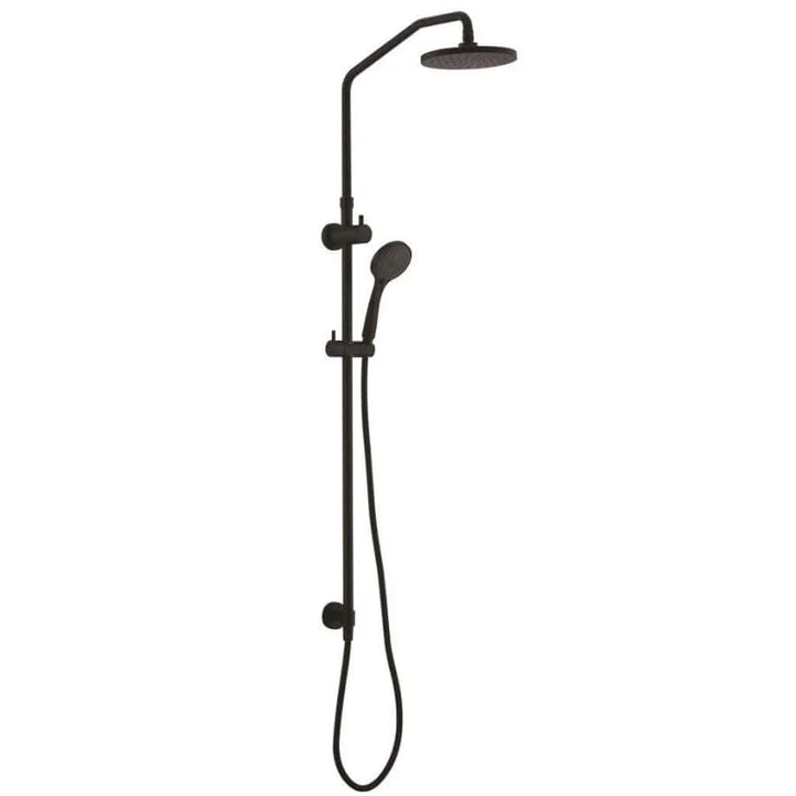 York 2 in 1 Shower Set with rail – Matte Black