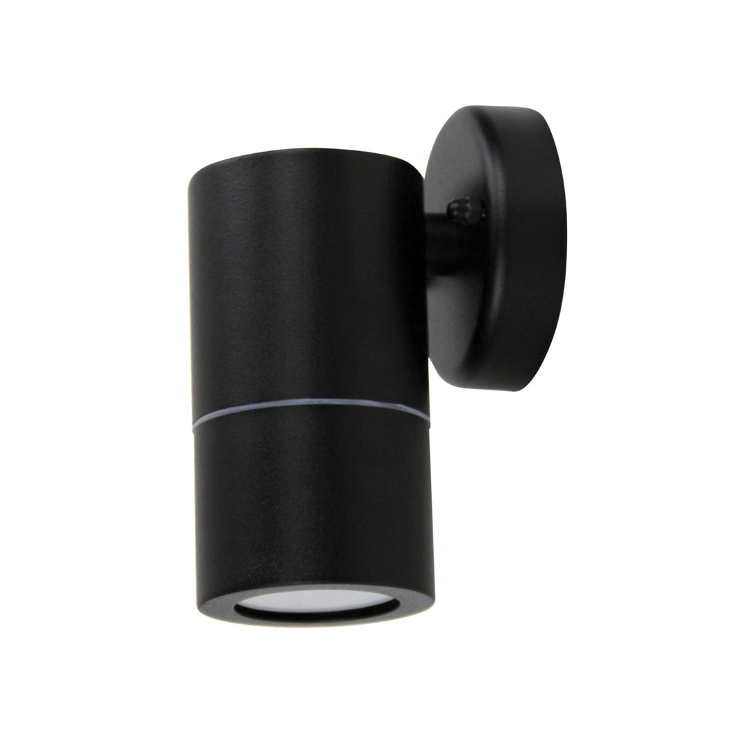 ZETA Single Wall Washer Black | LED Ready Outdoor Light