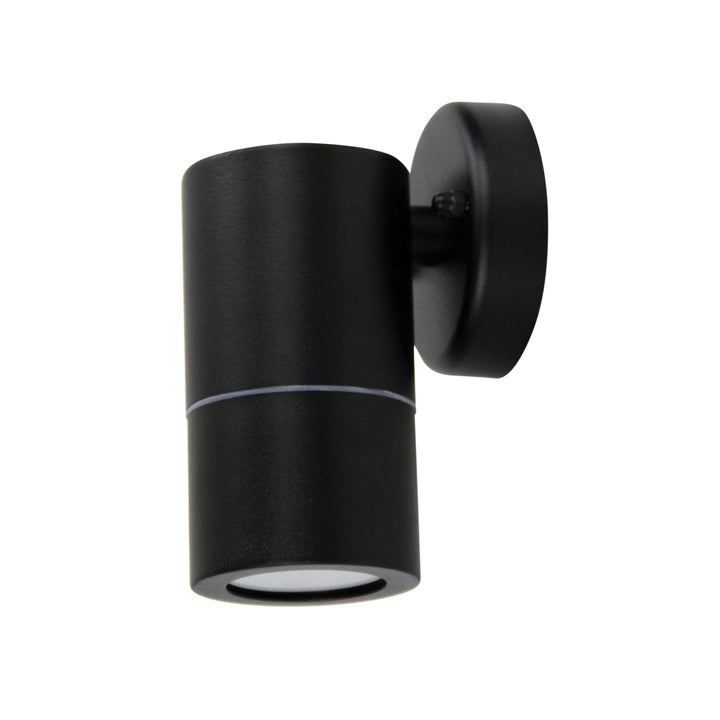 ZETA Single Wall Washer Black | LED Ready Outdoor Light