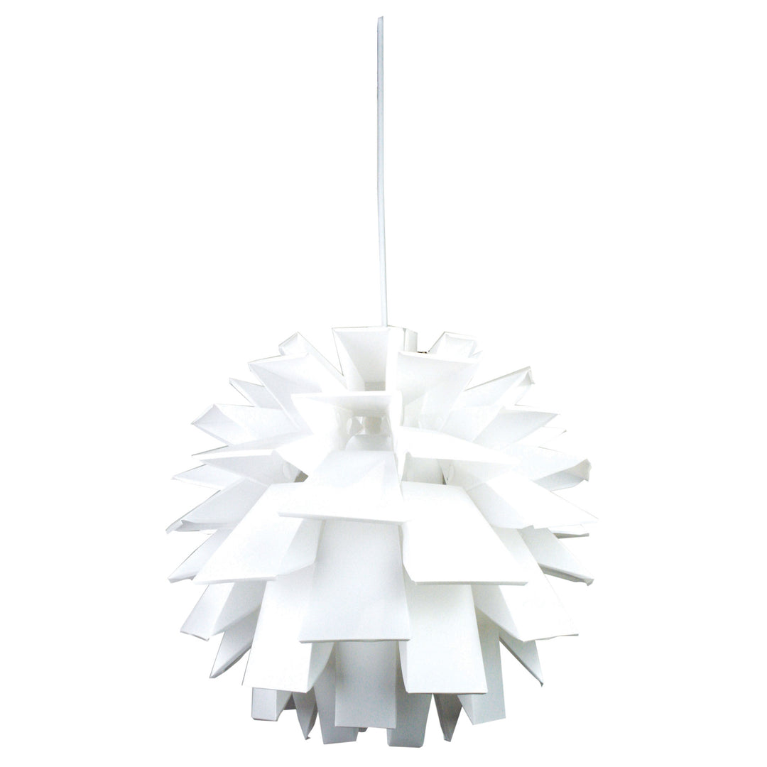 ZIGGY 43cm Acrylic Retro Pendant Light | Stylish Opal LED Pendant