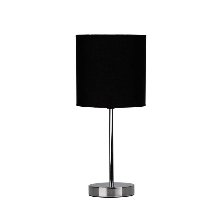 ZOLA Table Lamp | Chrome Base & Poly-Cotton Shade